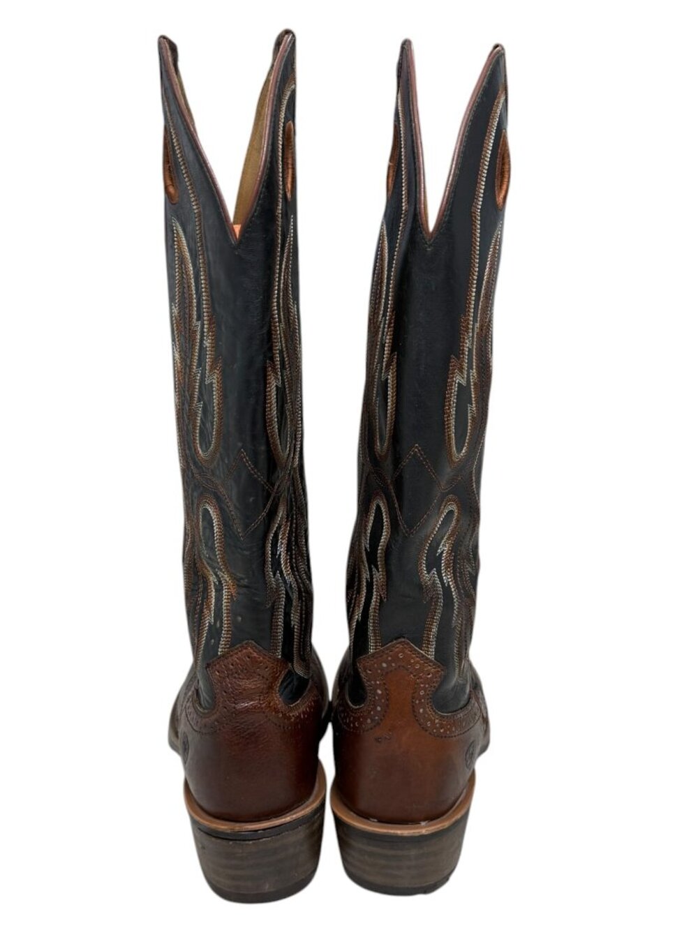 Ariat Heritage Stockyard Leather Western Cowboy Boot men's 11 D - Picture 4 of 16